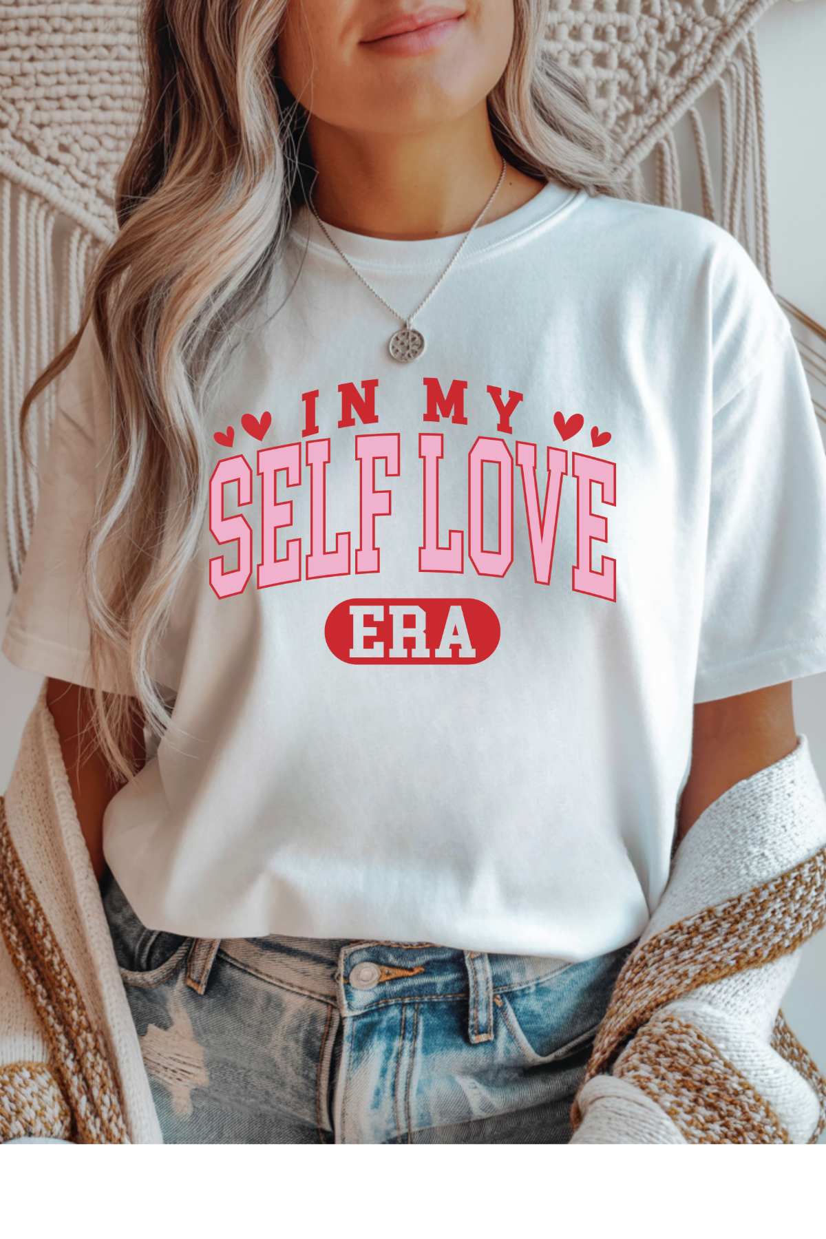 Wholesale Valentine's Day - Self Love Era #3 - White Gildan Tee