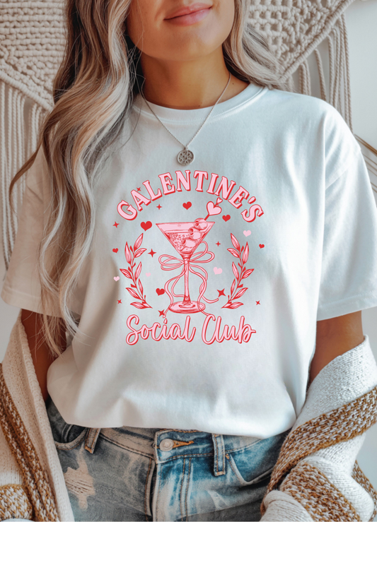 Wholesale Valentine's Day - Galentines #4 - White Gildan Tee