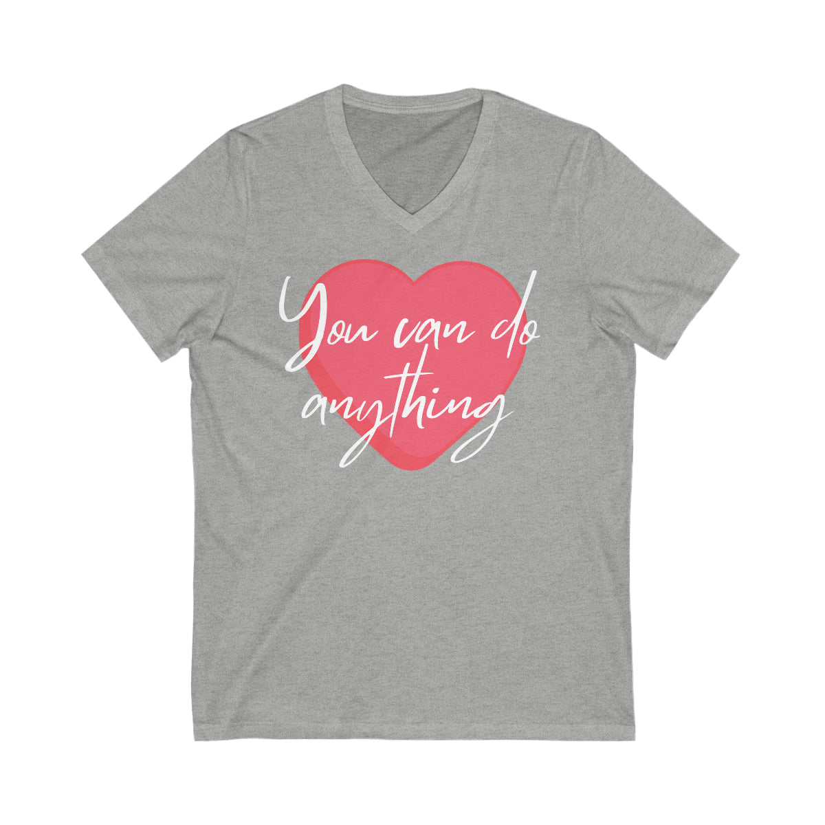 Wholesale You can do anything Graphic Tee - Grey Tee