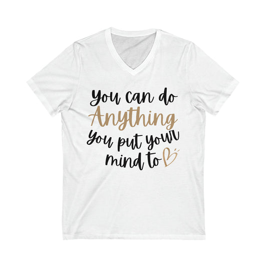 Wholesale You can do anything you put your mind to Graphic Tee - White Tee