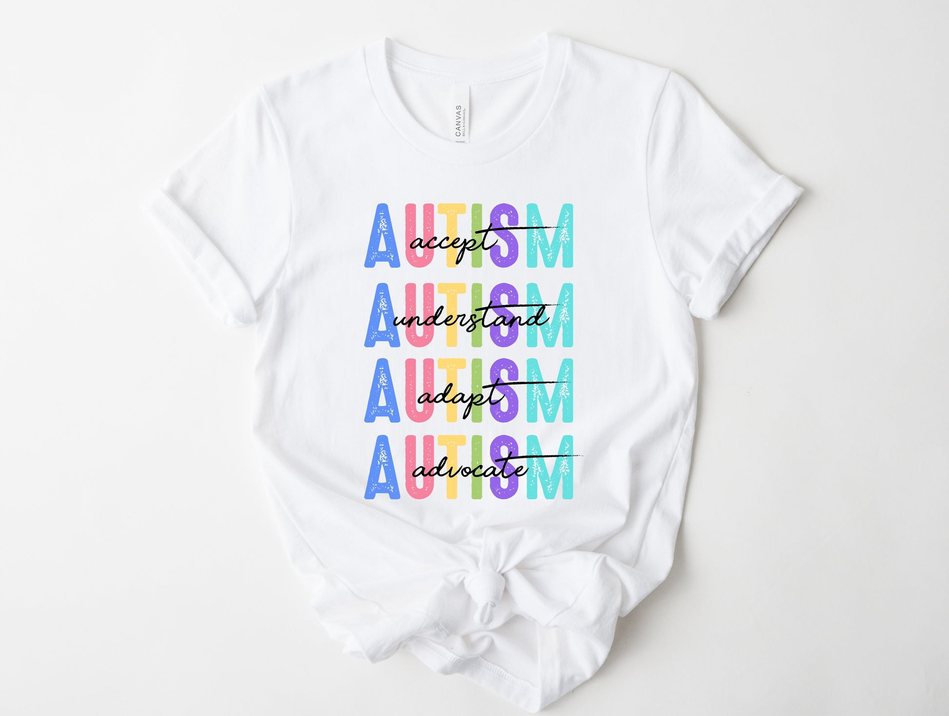 Wholesale Accept Understand Adapt Advocate Graphic Tee - Sand Tee
