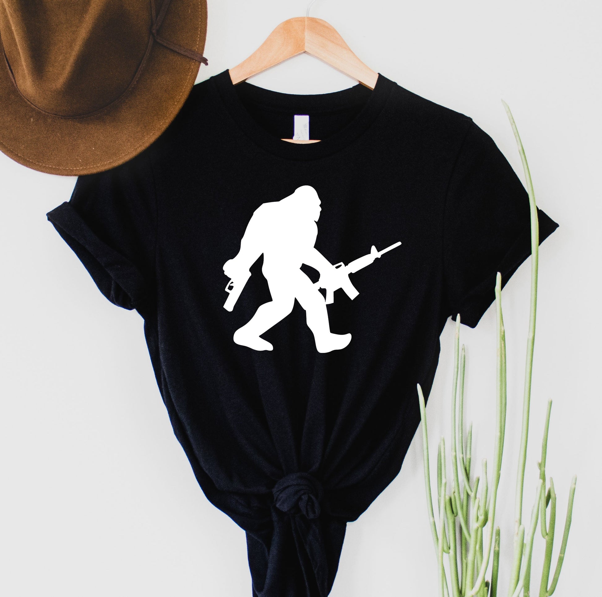 Wholesale Bigfoot Guns Tee or Hoodie - White
