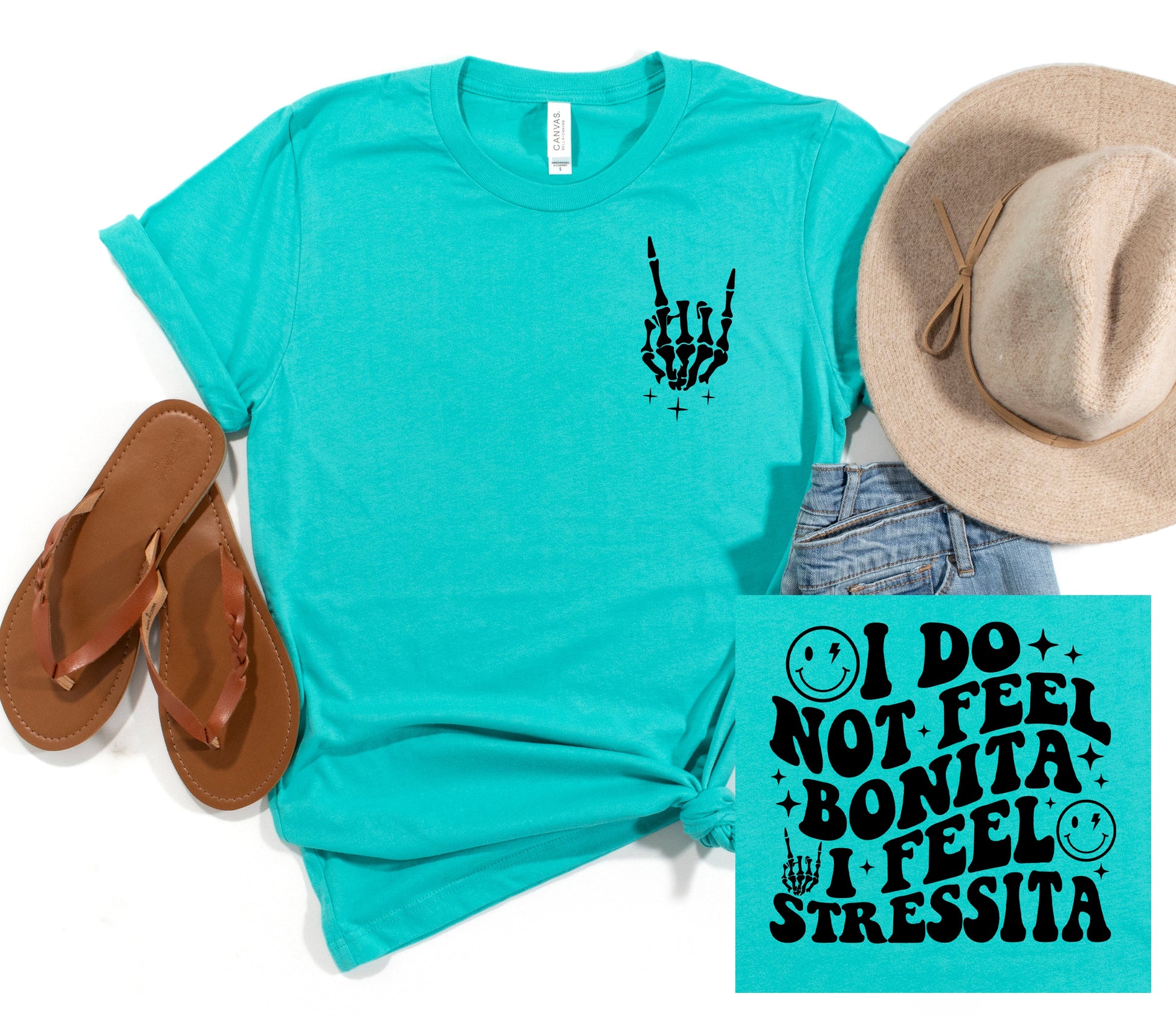 Wholesale Bonita Graphic Tee - Ash