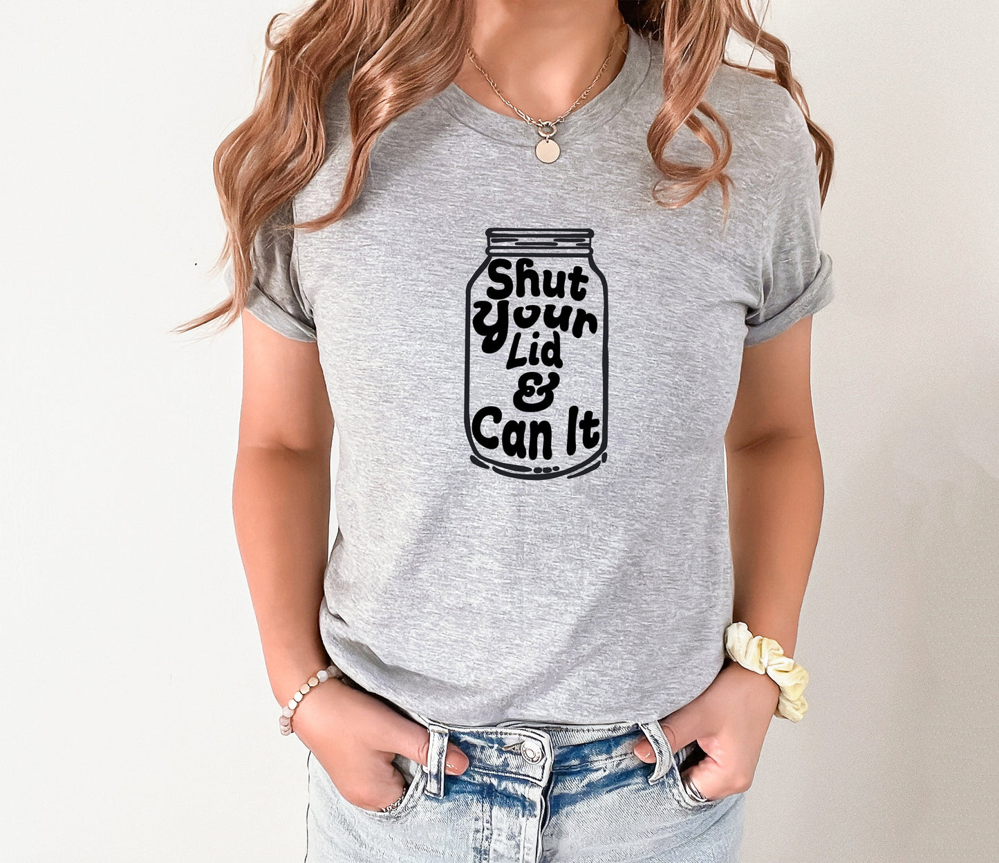 Wholesale Can It Graphic Tee - White