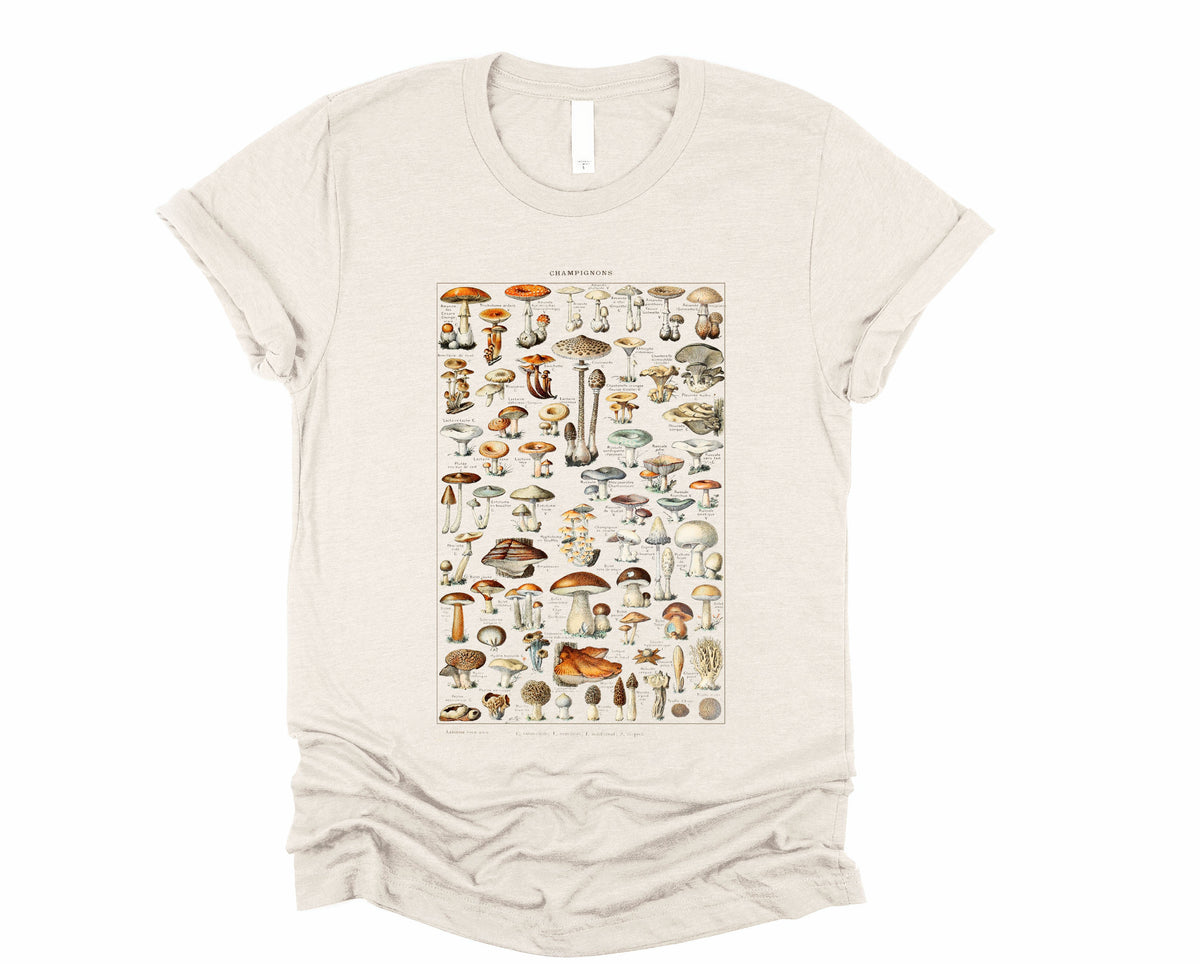Wholesale Champignons Graphic Tee - White