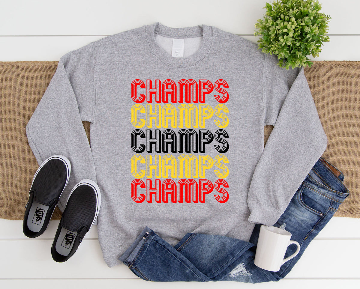Wholesale Champs Champs Champs Graphic Tee - Grey Tee