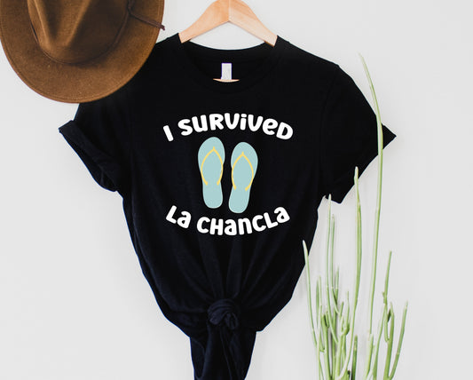 Wholesale Chancla Graphic Tee - Black