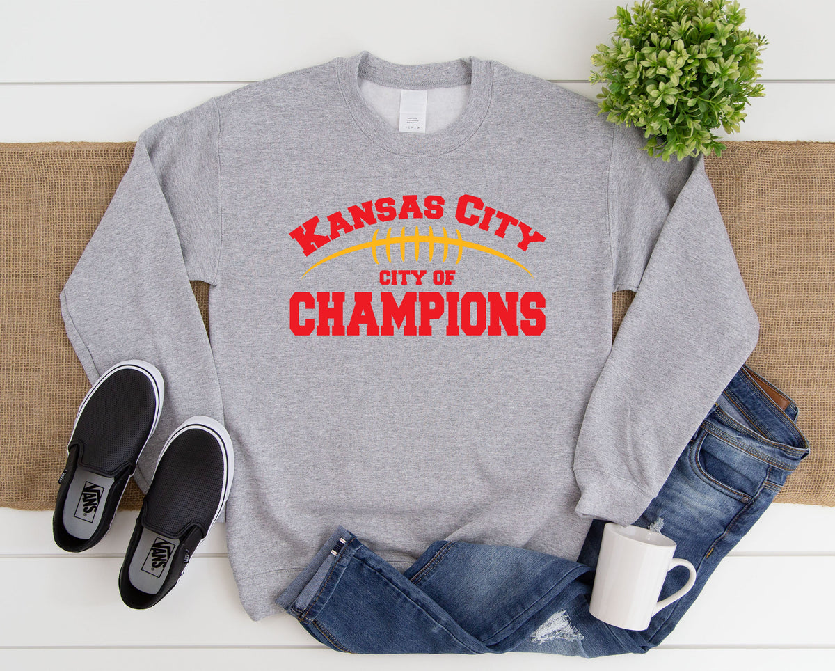 Wholesale City of Champions Graphic Tee - White Tee