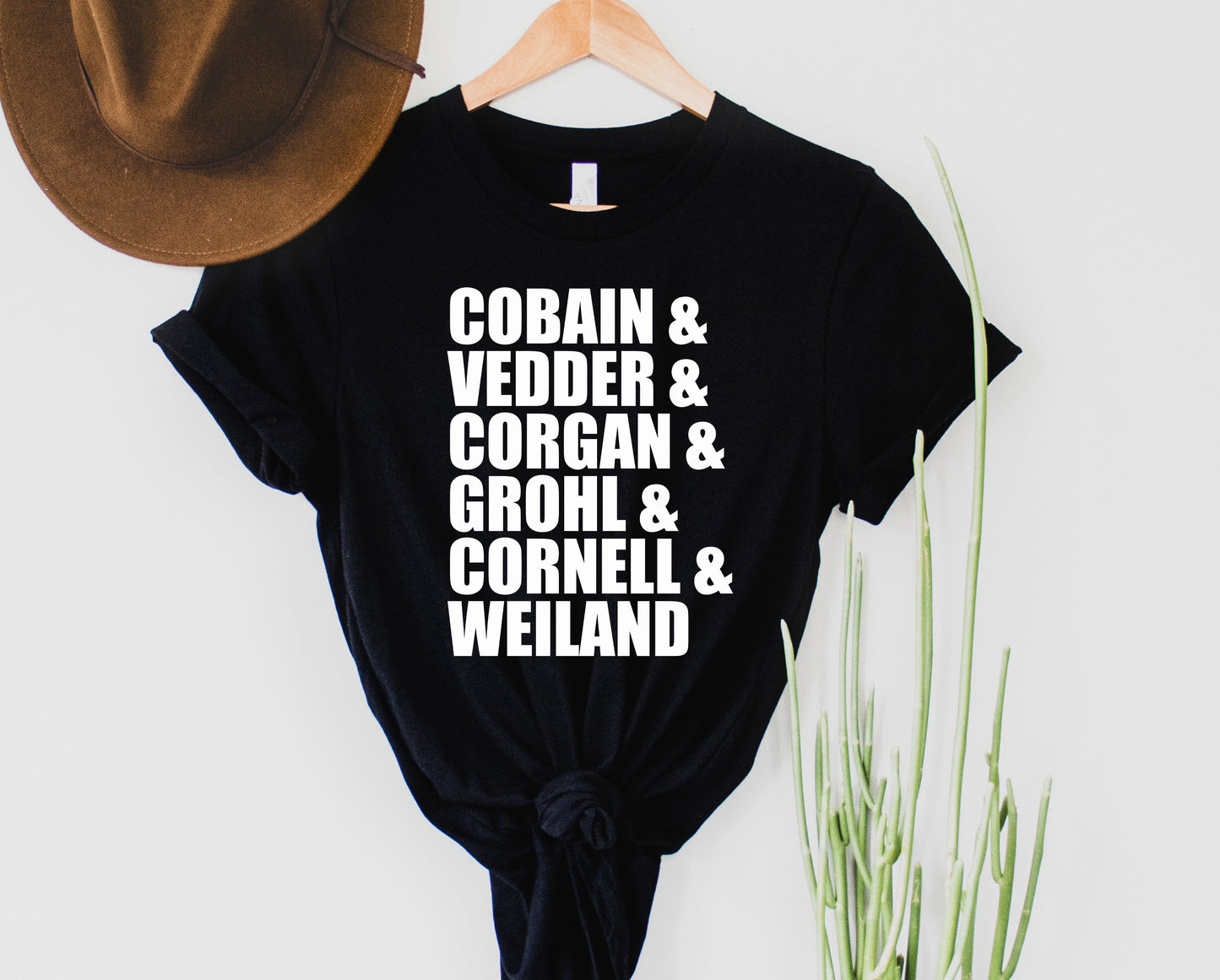 Wholesale Cobain Graphic Tee - Navy