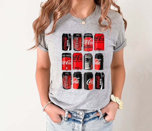 Wholesale Coke Zero Graphic Tee - Grey