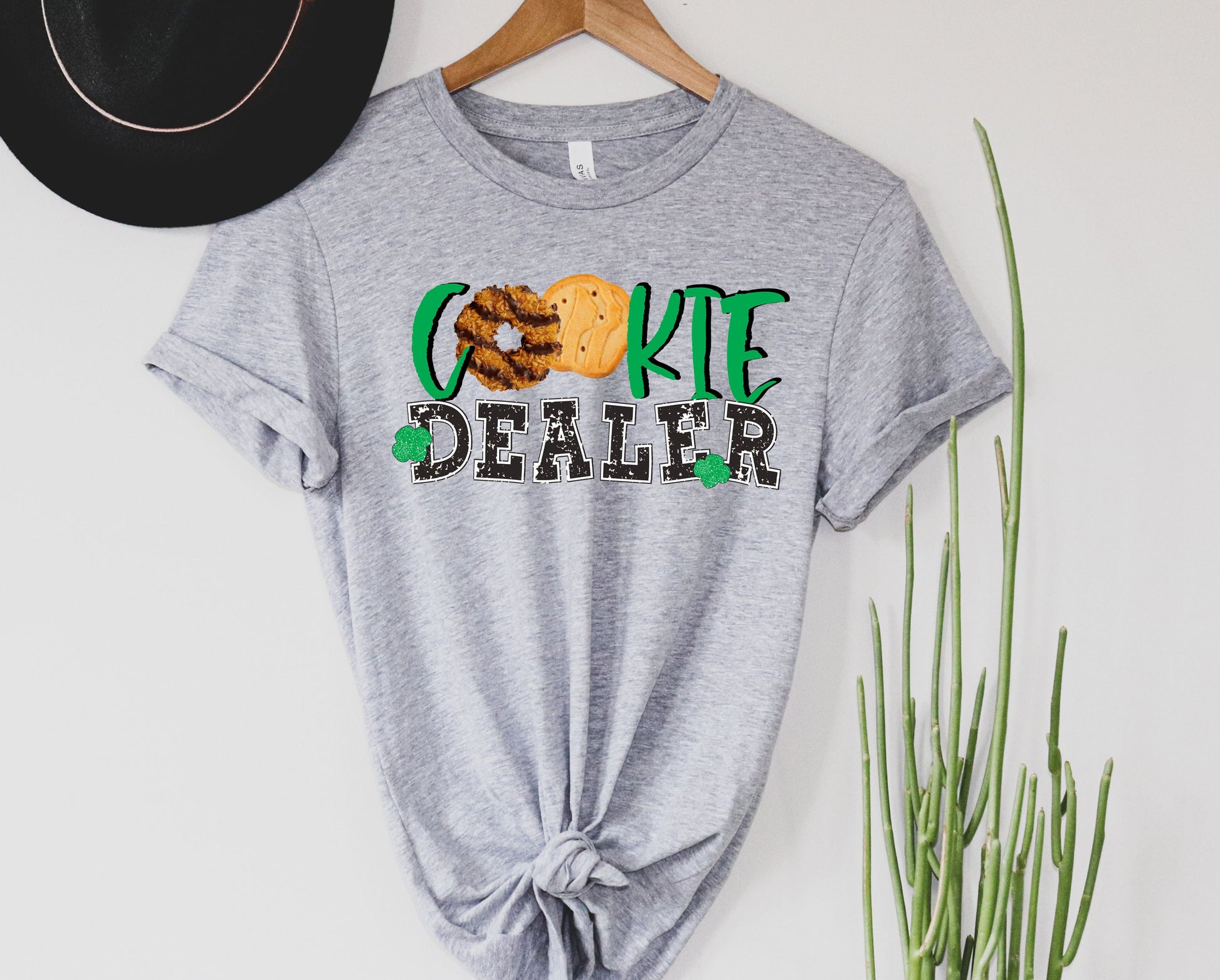 Wholesale Cookie Dealer Graphic Tee - Grey