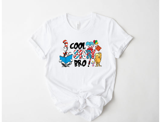 Wholesale Cool Story Bro Graphic Tee - Grey