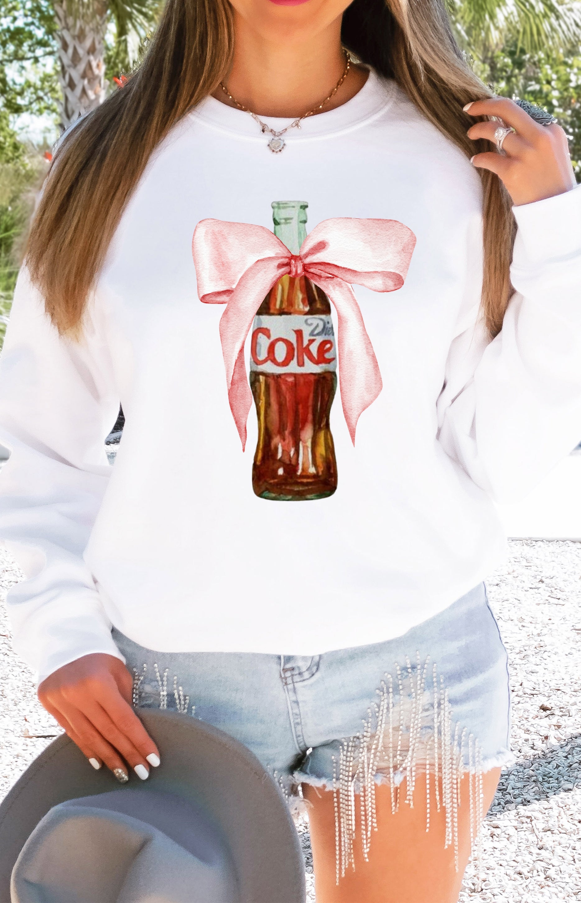Wholesale Coquette Coke Graphic Tee - CC Blossom