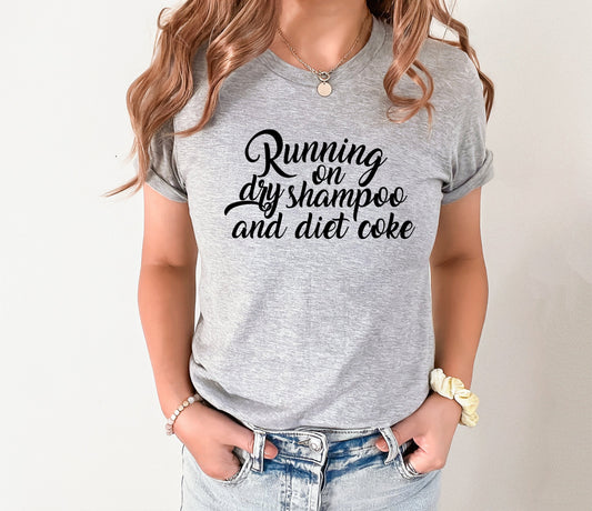 Wholesale Diet Coke Shampoo Graphic Tee - Grey