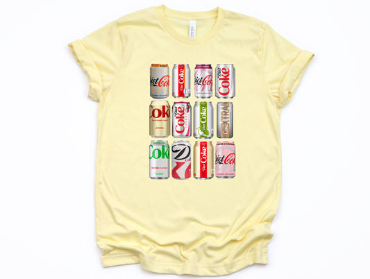 Wholesale Diet Graphic Tee - French vanilla