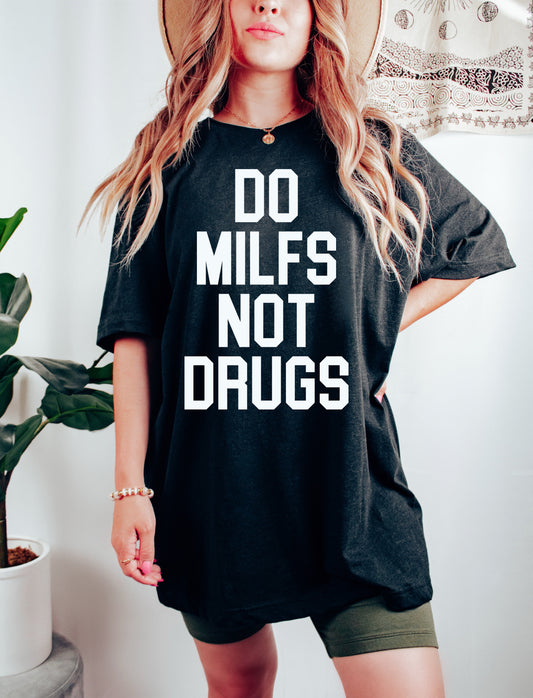 Wholesale Do MILFS t Graphic Tee - Comfort Colors Black