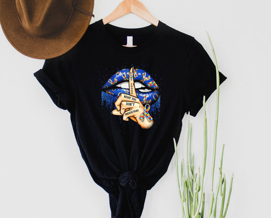 Wholesale Don't Judge What You Don't Understand Graphic Tee - Black