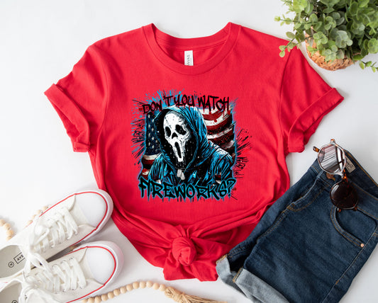 Wholesale Don't You Watch Fireworks Graphic Tee - White Tee
