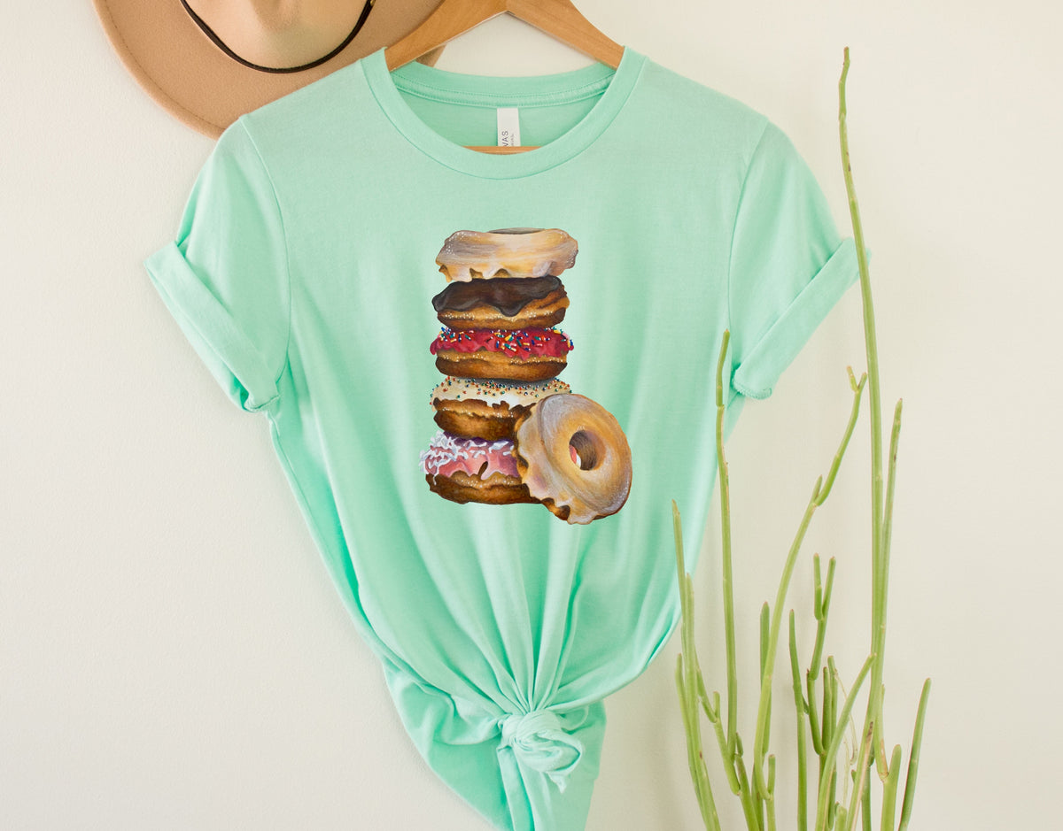 Wholesale Donuts Graphic Tee - Mint