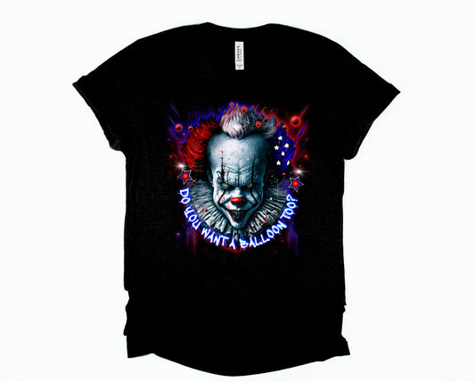 Wholesale Do You Want a Balloon Graphic Tee - White Tee