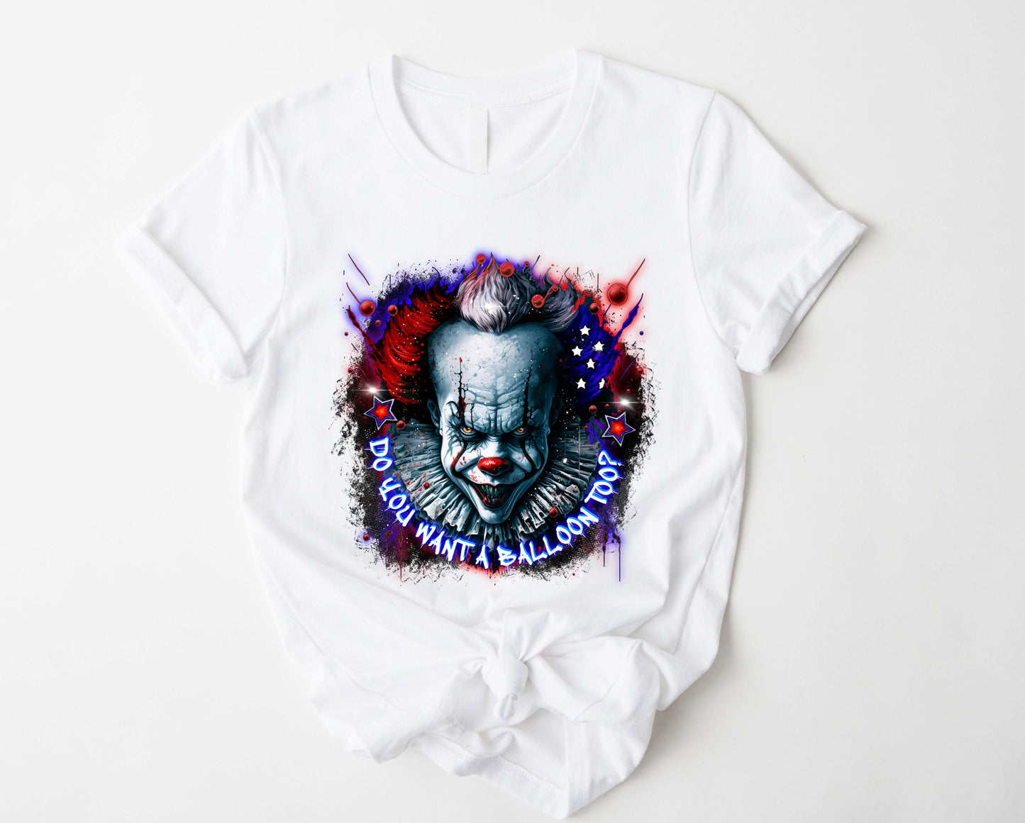 Wholesale Do You Want a Balloon Graphic Tee - Black Tee