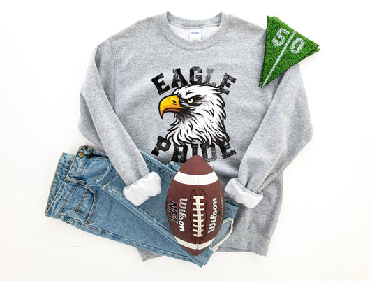 Wholesale Eagle Pride Graphic Tee - White Tee