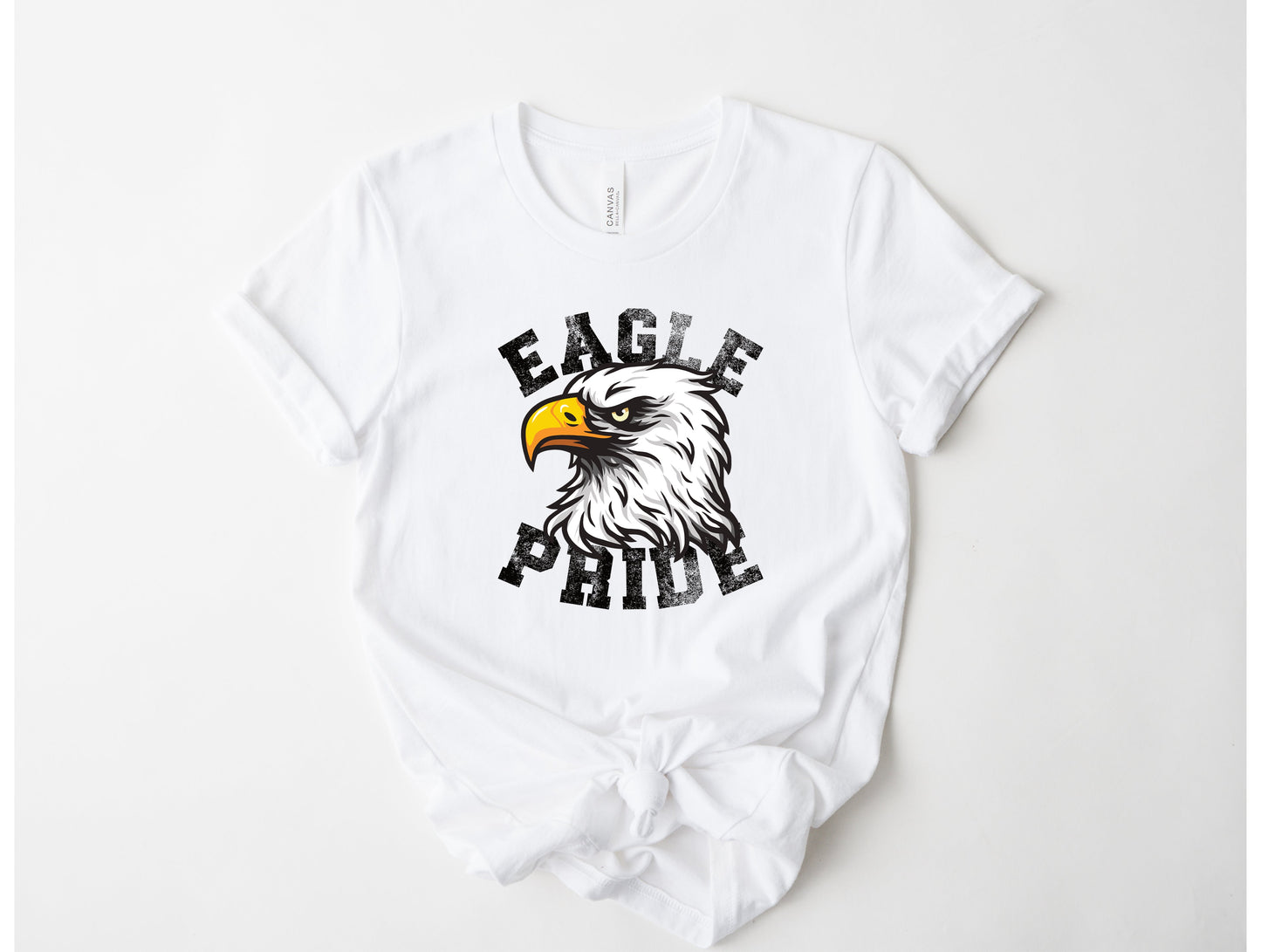 Wholesale Eagle Pride Graphic Tee - White Sweatshirt