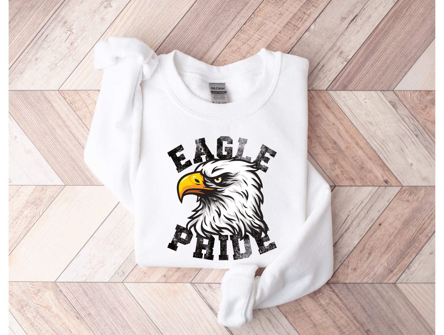 Wholesale Eagle Pride Graphic Tee - Grey Tee