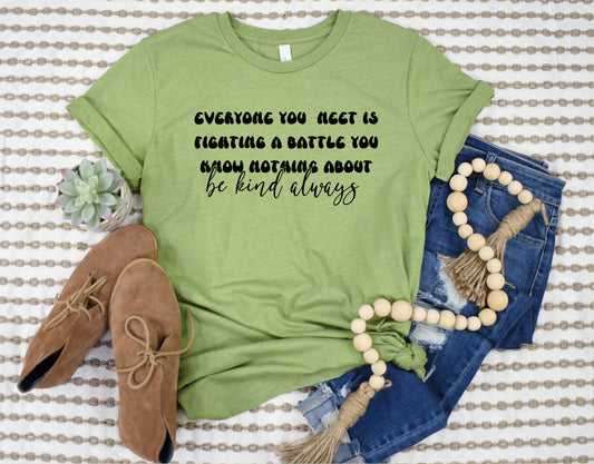Wholesale Everyone You meet Graphic Tee - White