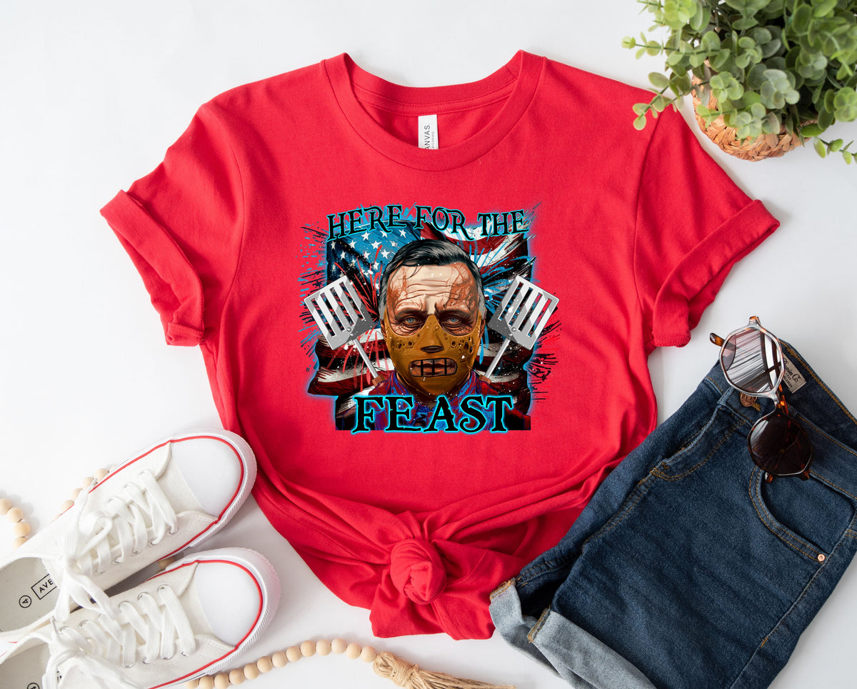 Wholesale Feast Graphic Tee - Grey Tee
