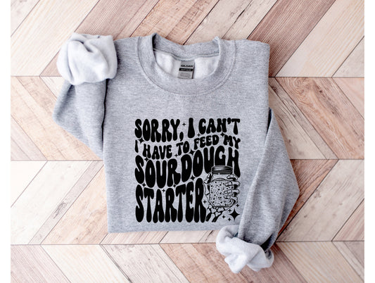 Wholesale Feed My Starter Graphic Tee - Mauve