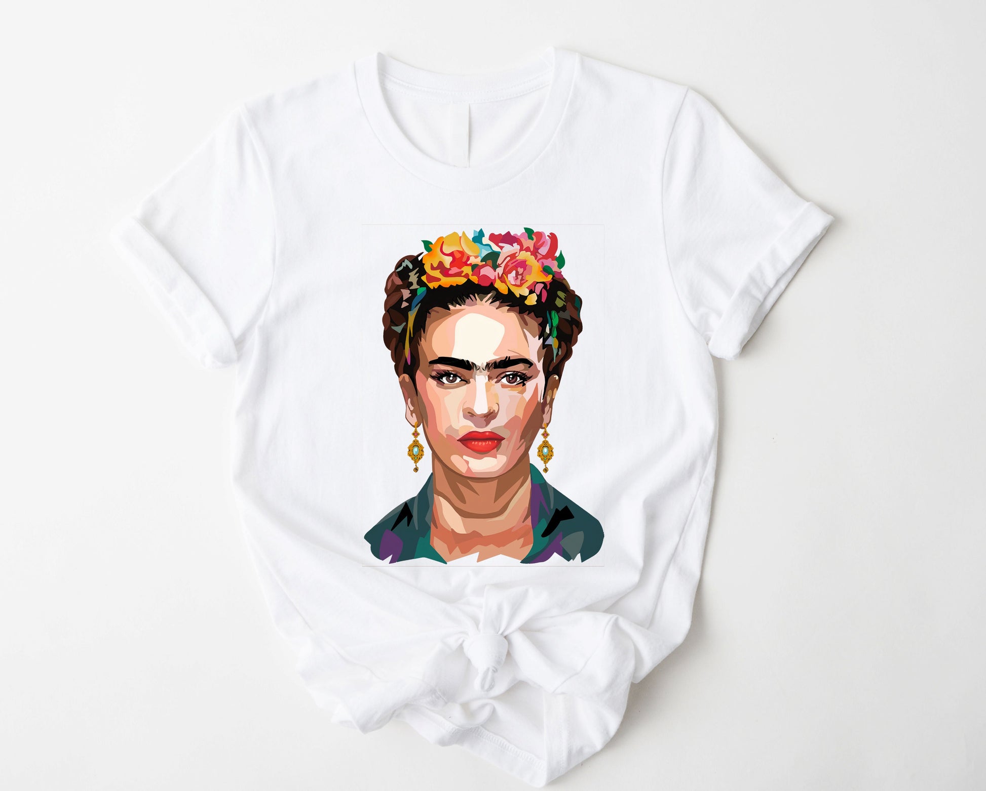 Wholesale Frida Graphic Tee - White