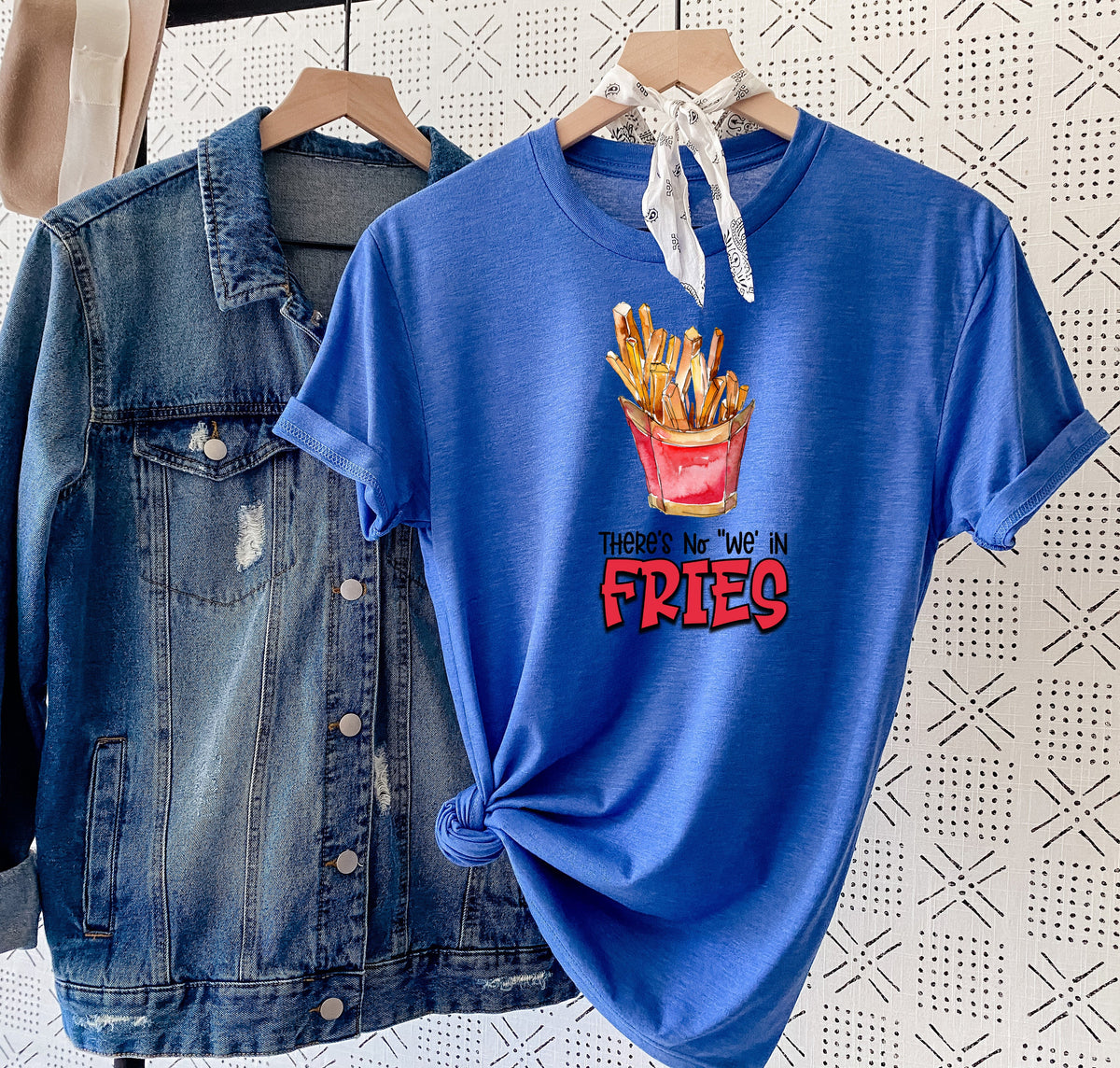 Wholesale No WE in fries Graphic Tee - White
