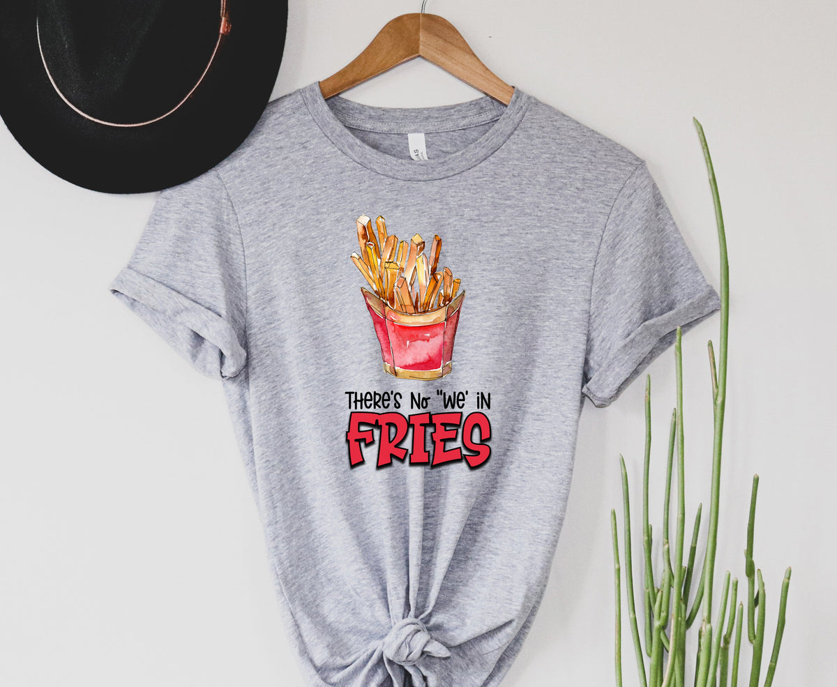 Wholesale No WE in fries Graphic Tee - Blue