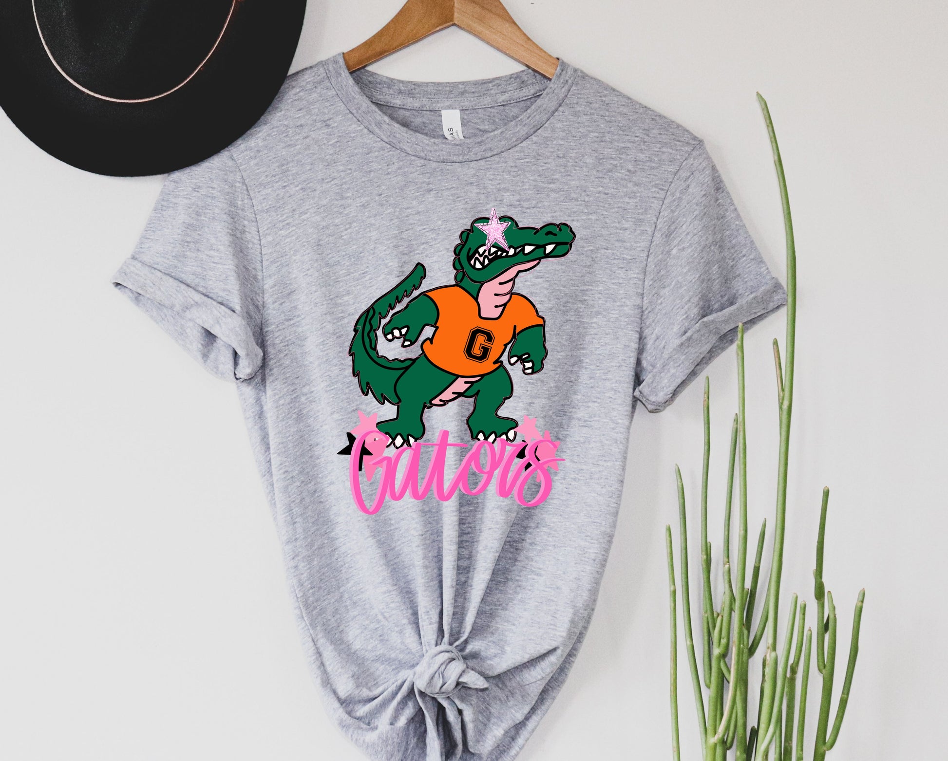 Wholesale Gators Mascot Graphic Tee - White