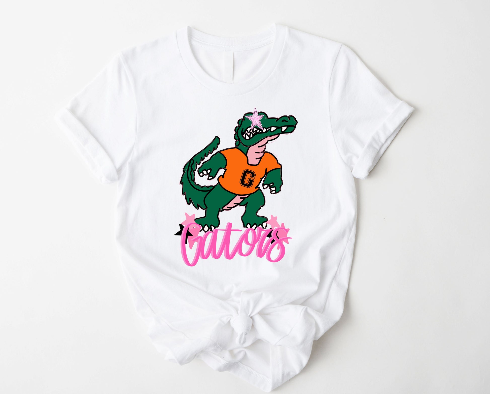 Wholesale Gators Mascot Graphic Tee - Grey