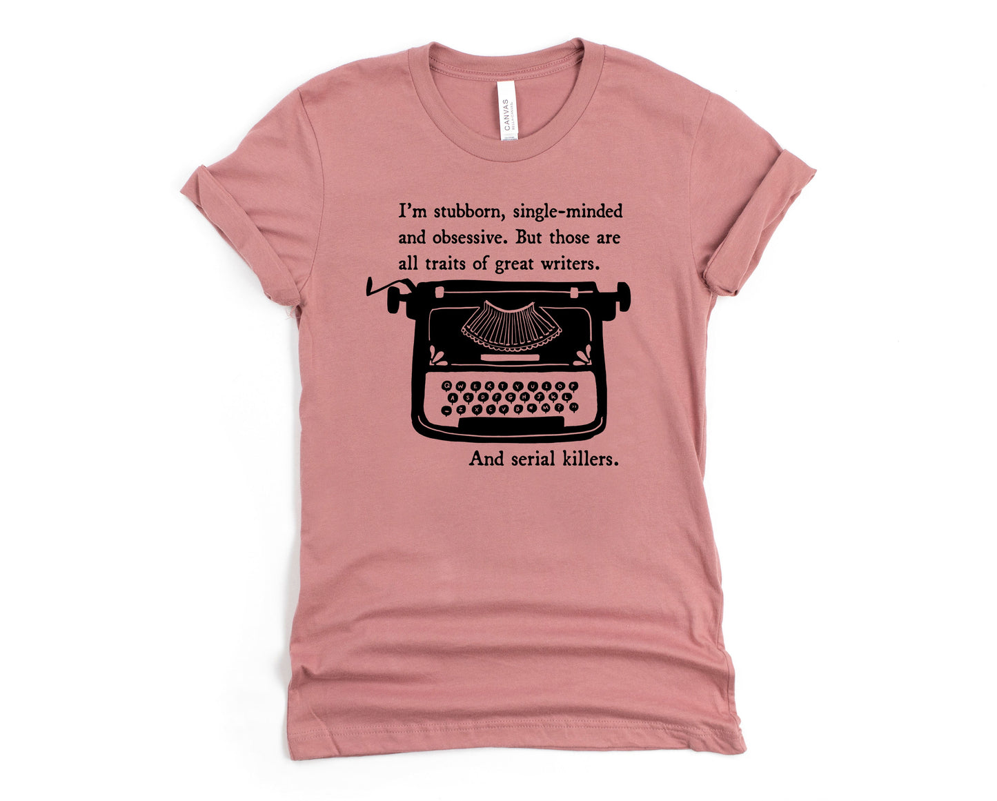 Wholesale Great Writers Graphic Tee - mauve
