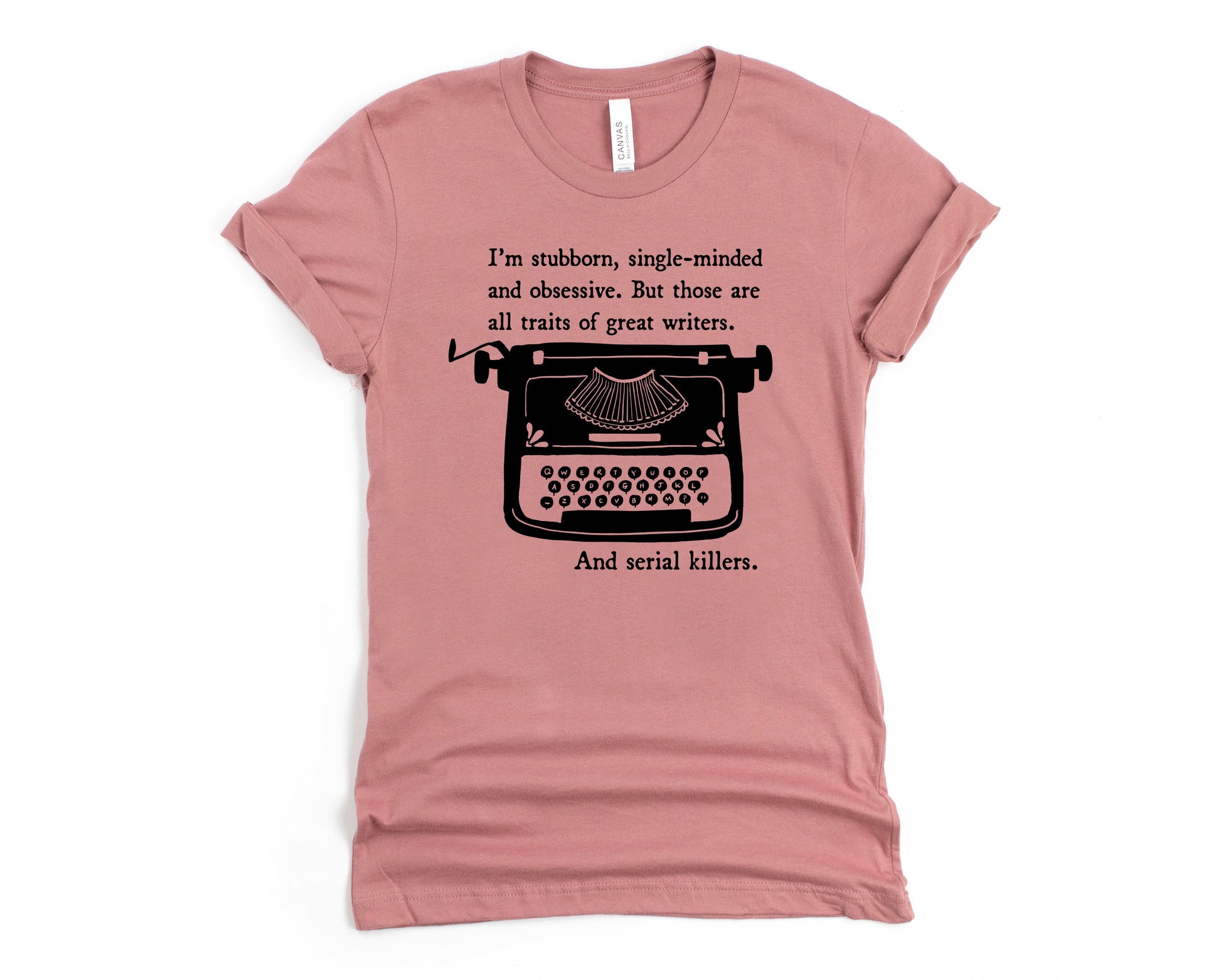 Wholesale Great Writers Graphic Tee - mauve