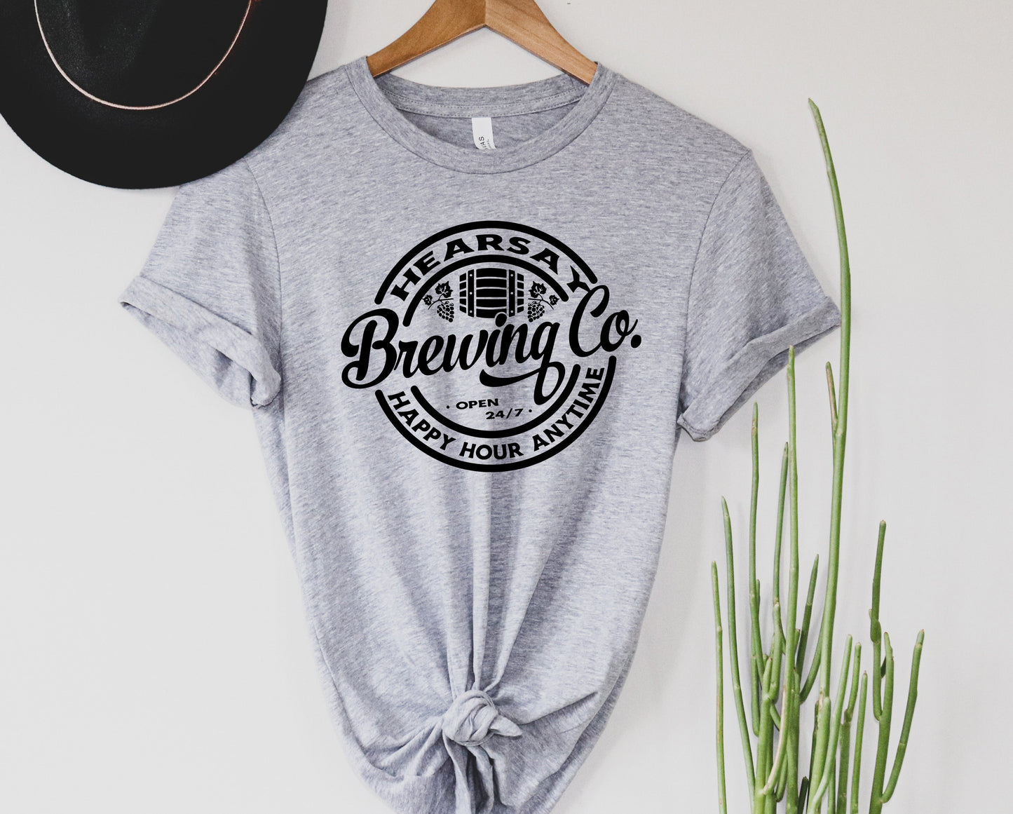 Wholesale Hearsay Brewing Co Graphic Tee - White