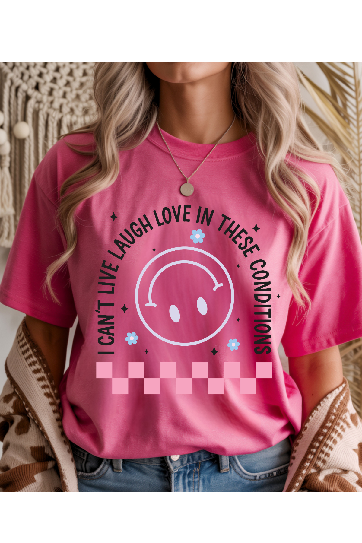 Wholesale Sunsational - Live Laugh Love #1 - Heather Heliconia Gildan Tee