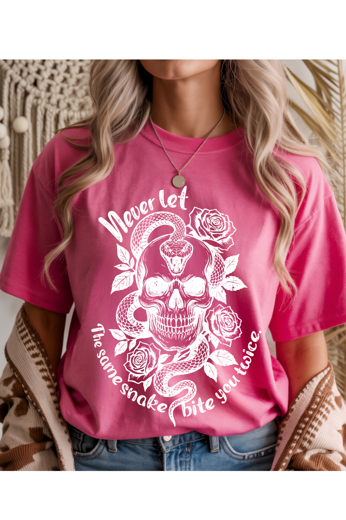 Wholesale Sunsational - Bite You Twice #2 - Heather Heliconia Gildan Tee