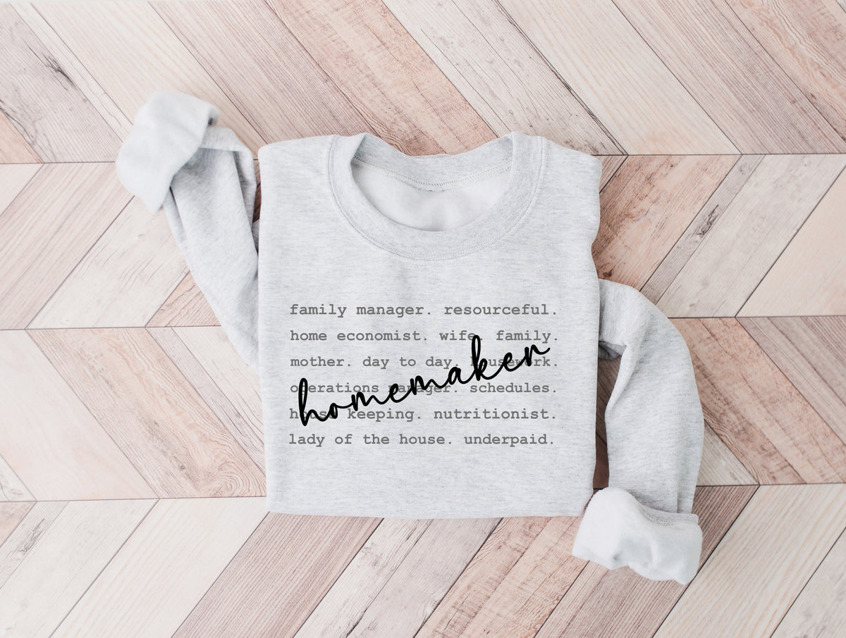 Wholesale Homemaker Graphic Tee - Ash