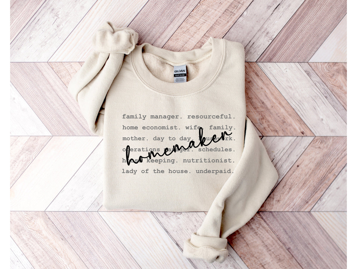 Wholesale Homemaker Graphic Tee - Ash Sweatshirt