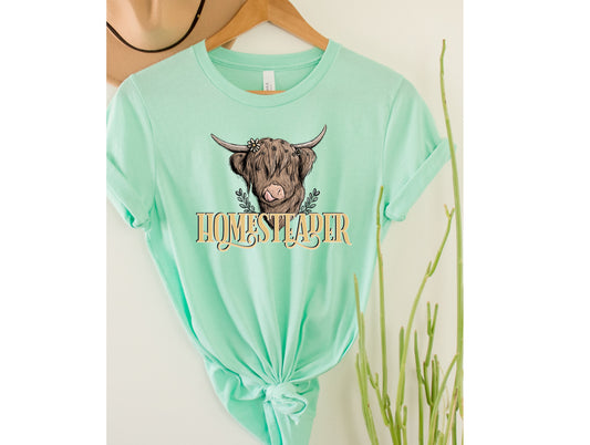 Wholesale Homesteader Graphic Tee - Mint