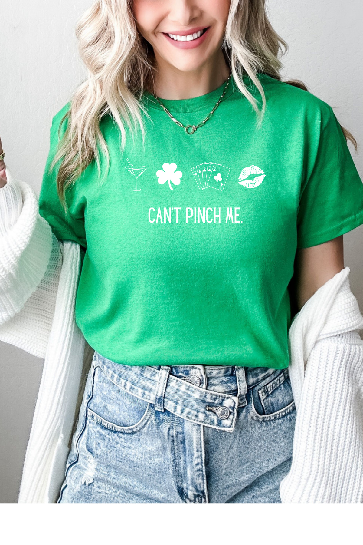 Wholesale Sahara Spring - Can't Pinch Me #8 - Irish Green Gildan Tee