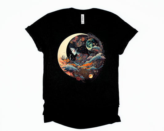 Wholesale Japanese Comic Graphic Tee - Black