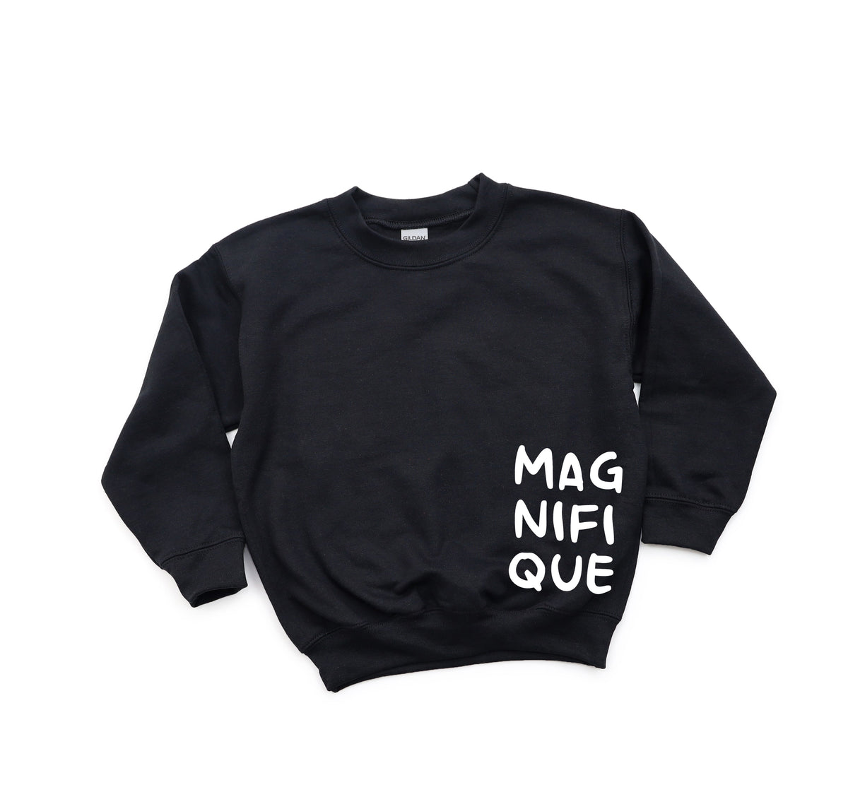 Wholesale KIDS Magnifique Graphic Tee - Black