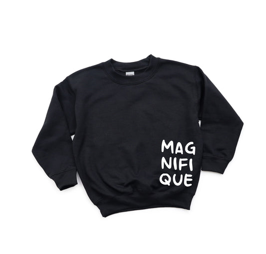 Wholesale KIDS Magnifique Graphic Tee - Black