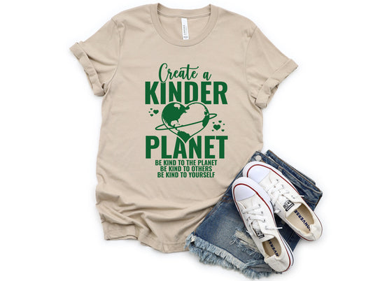 Wholesale Kinder Planet Graphic Tee - White