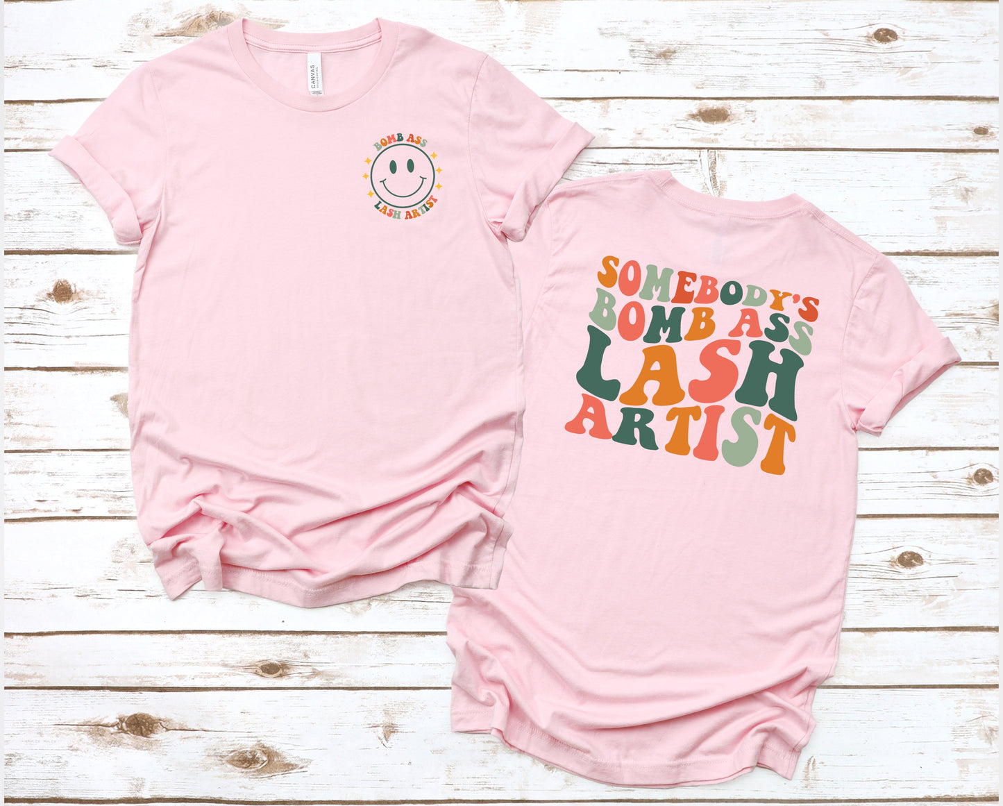 Wholesale Lash Artist Graphic Tee - White Tee